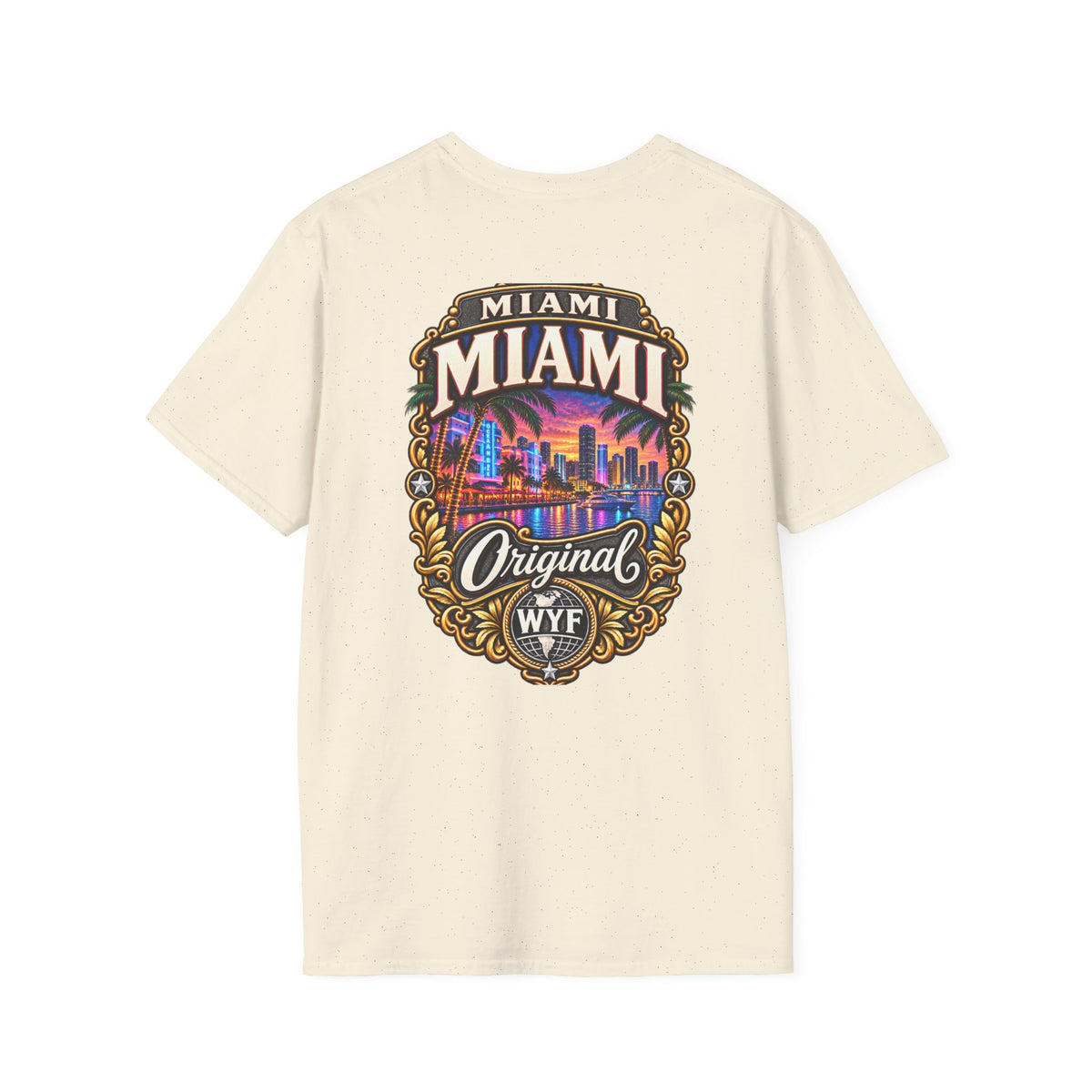 WYF Miami T-Shirt | Miami Souvenir & Where You From Streetwear