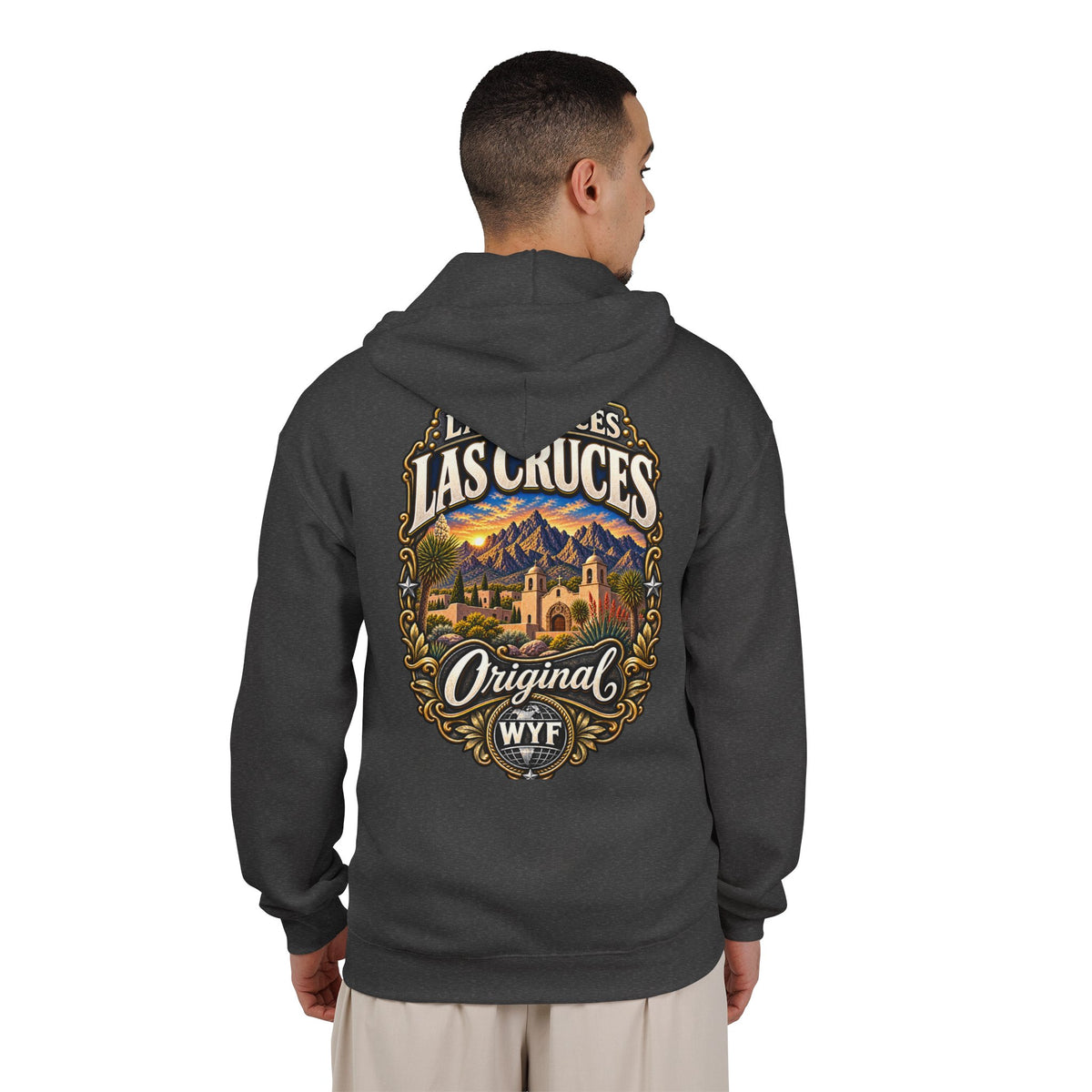 WYF Las Cruces Full-Zip Hoodie | Las Cruces Souvenir & Where You From Streetwear