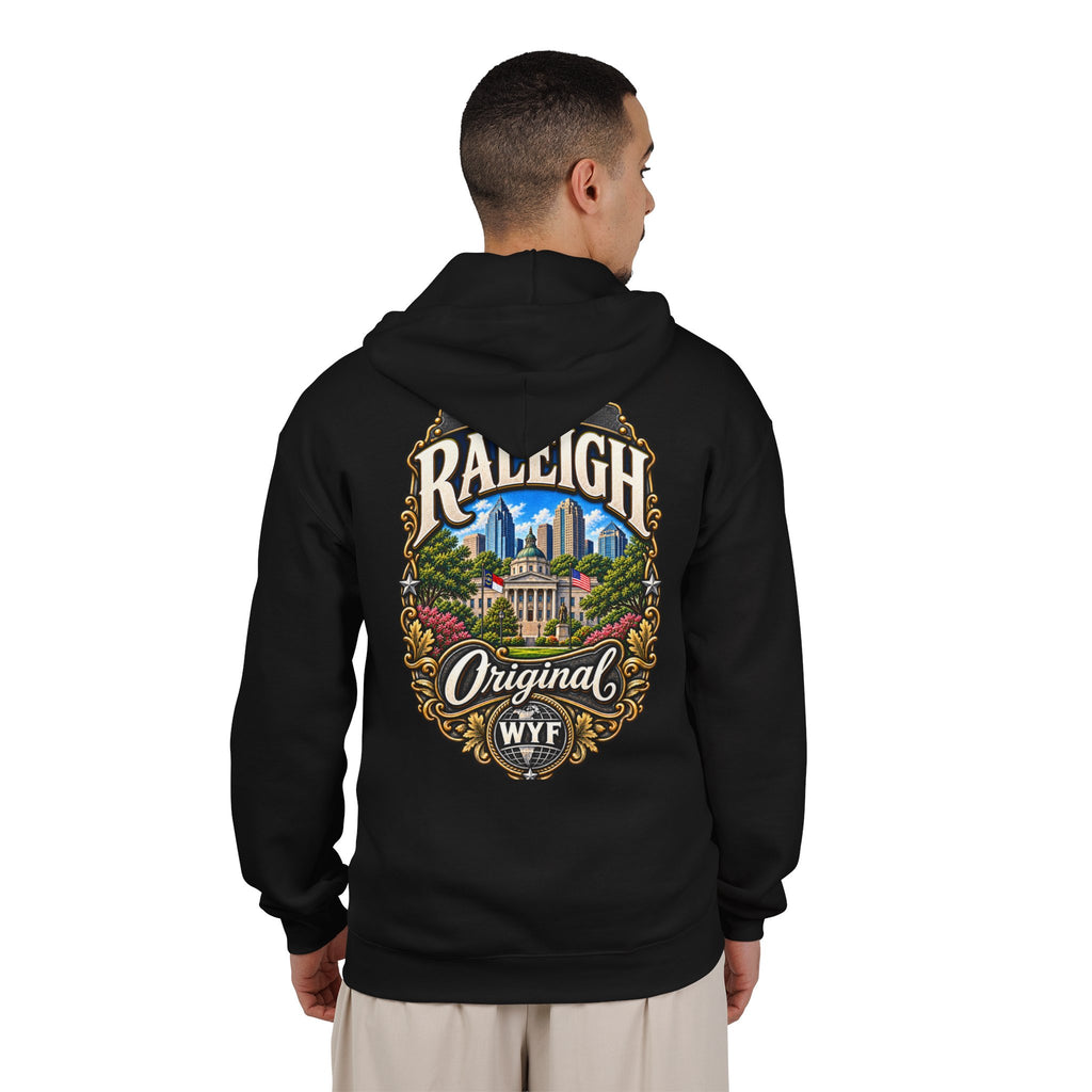 WYF Raleigh Full-Zip Hoodie | Raleigh Souvenir & Where You From Streetwear