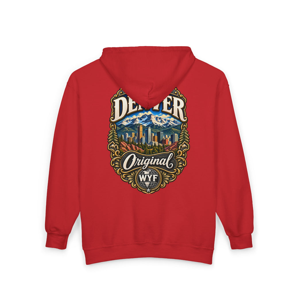 WYF Denver Full-Zip Hoodie | Denver Souvenir & Where You From Streetwear