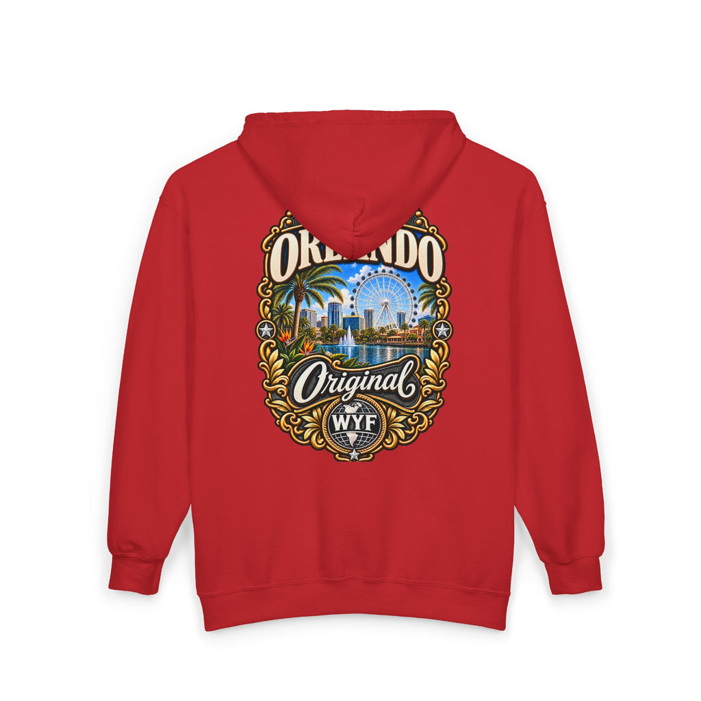 WYF Orlando Full-Zip Hoodie | Orlando Souvenir & Where You From Streetwear