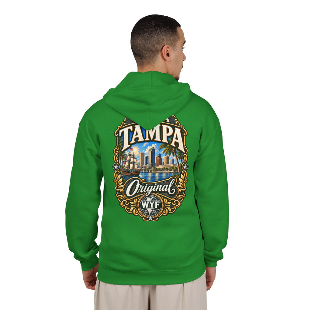 WYF Tampa Full-Zip Hoodie | Tampa Souvenir & Where You From Streetwear