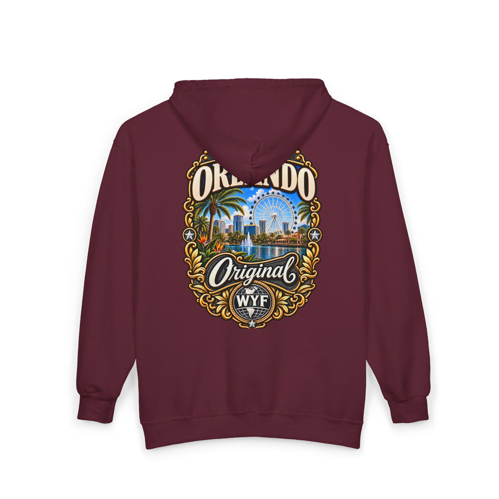 WYF Orlando Full-Zip Hoodie | Orlando Souvenir & Where You From Streetwear