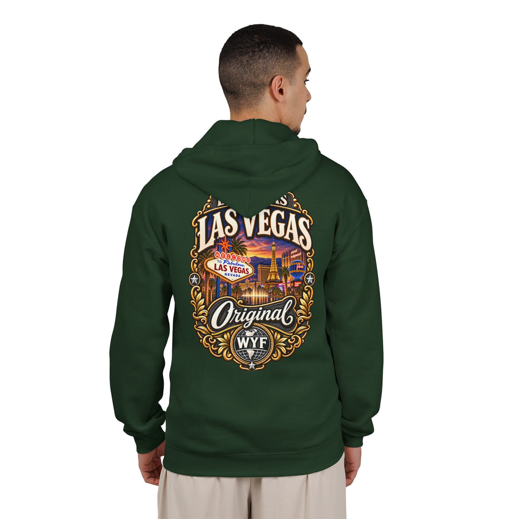 WYF Las Vegas Full-Zip Hoodie | Las Vegas Souvenir & Where You From Streetwear