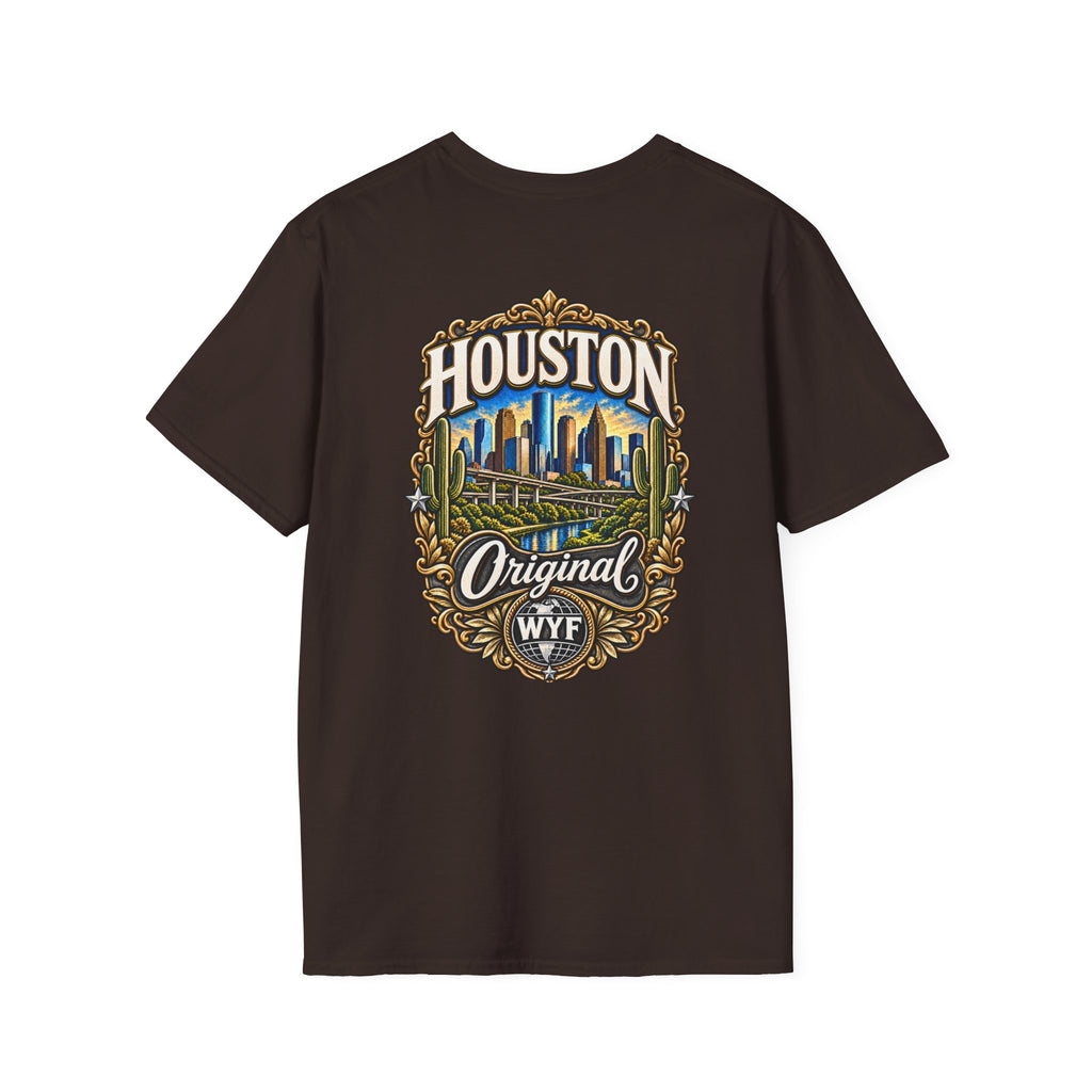 WYF Houston T-Shirt | Houston Souvenir & Where You From Streetwear