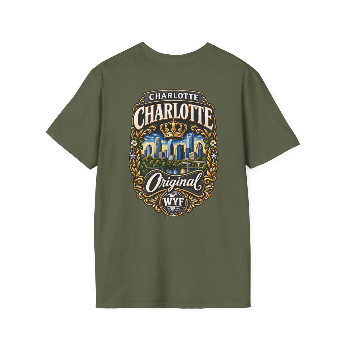 WYF Charlotte T-Shirt | Charlotte Souvenir & Where You From Streetwear