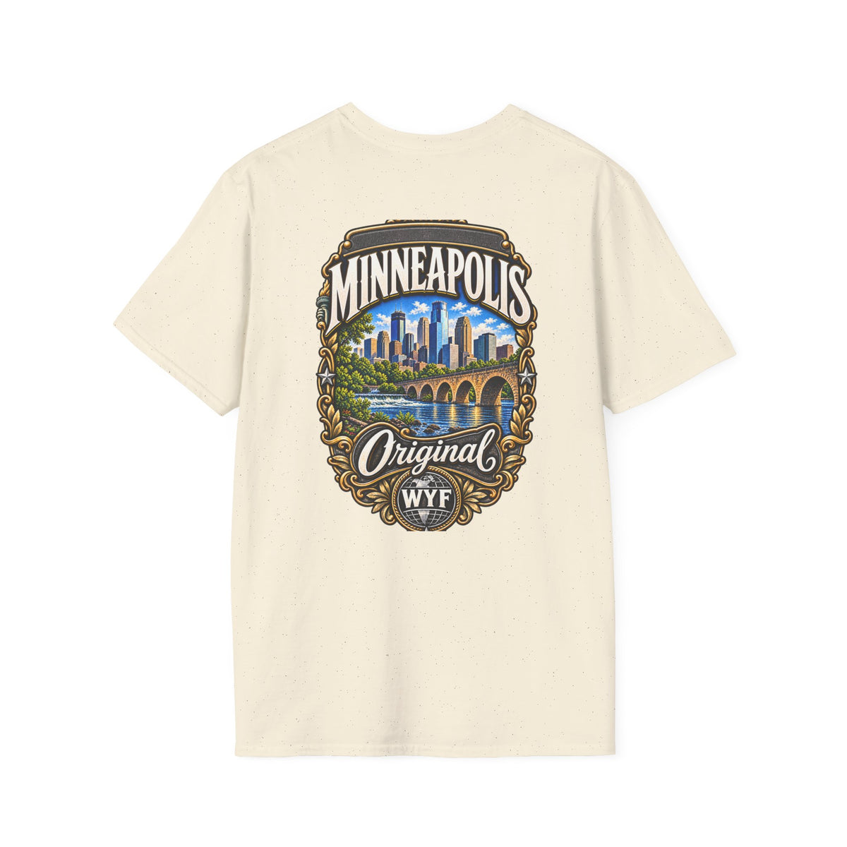 WYF Minneapolis T-Shirt | Minneapolis Souvenir & Where You From Streetwear