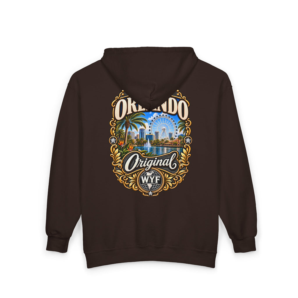WYF Orlando Full-Zip Hoodie | Orlando Souvenir & Where You From Streetwear