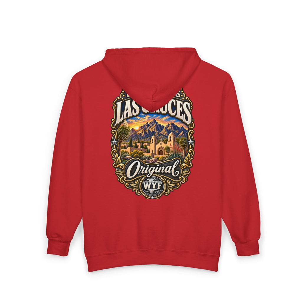 WYF Las Cruces Full-Zip Hoodie | Las Cruces Souvenir & Where You From Streetwear