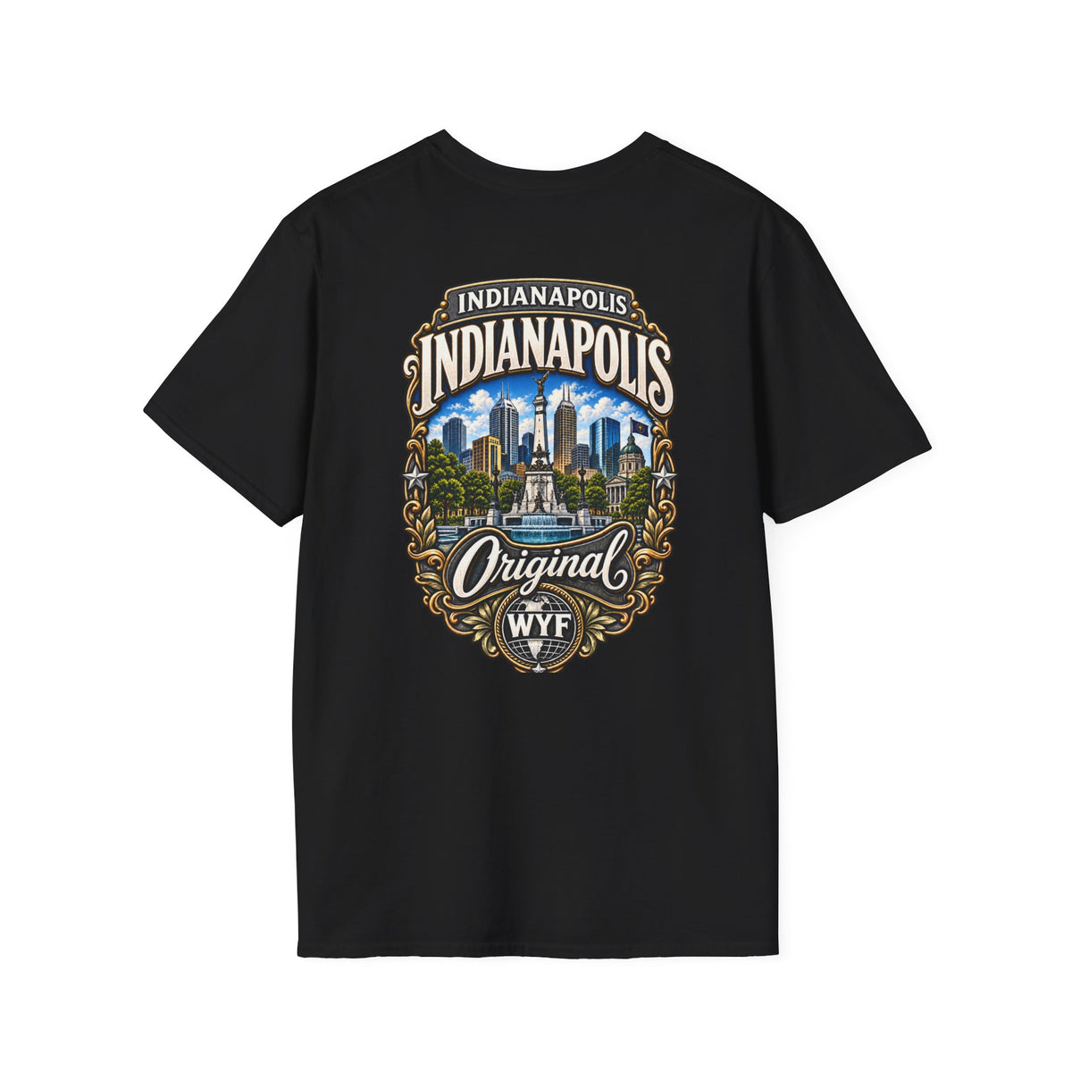 WYF Indianapolis T-Shirt | Indianapolis Souvenir & Where You From Streetwear