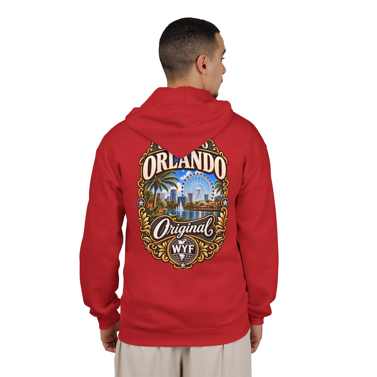 WYF Orlando Full-Zip Hoodie | Orlando Souvenir & Where You From Streetwear