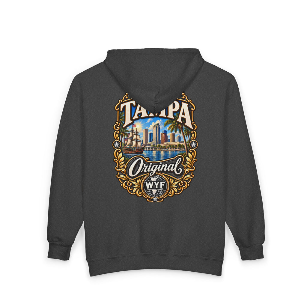 WYF Tampa Full-Zip Hoodie | Tampa Souvenir & Where You From Streetwear