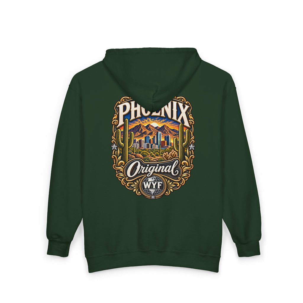 WYF Phoenix Full-Zip Hoodie | Phoenix Souvenir & Where You From Streetwear