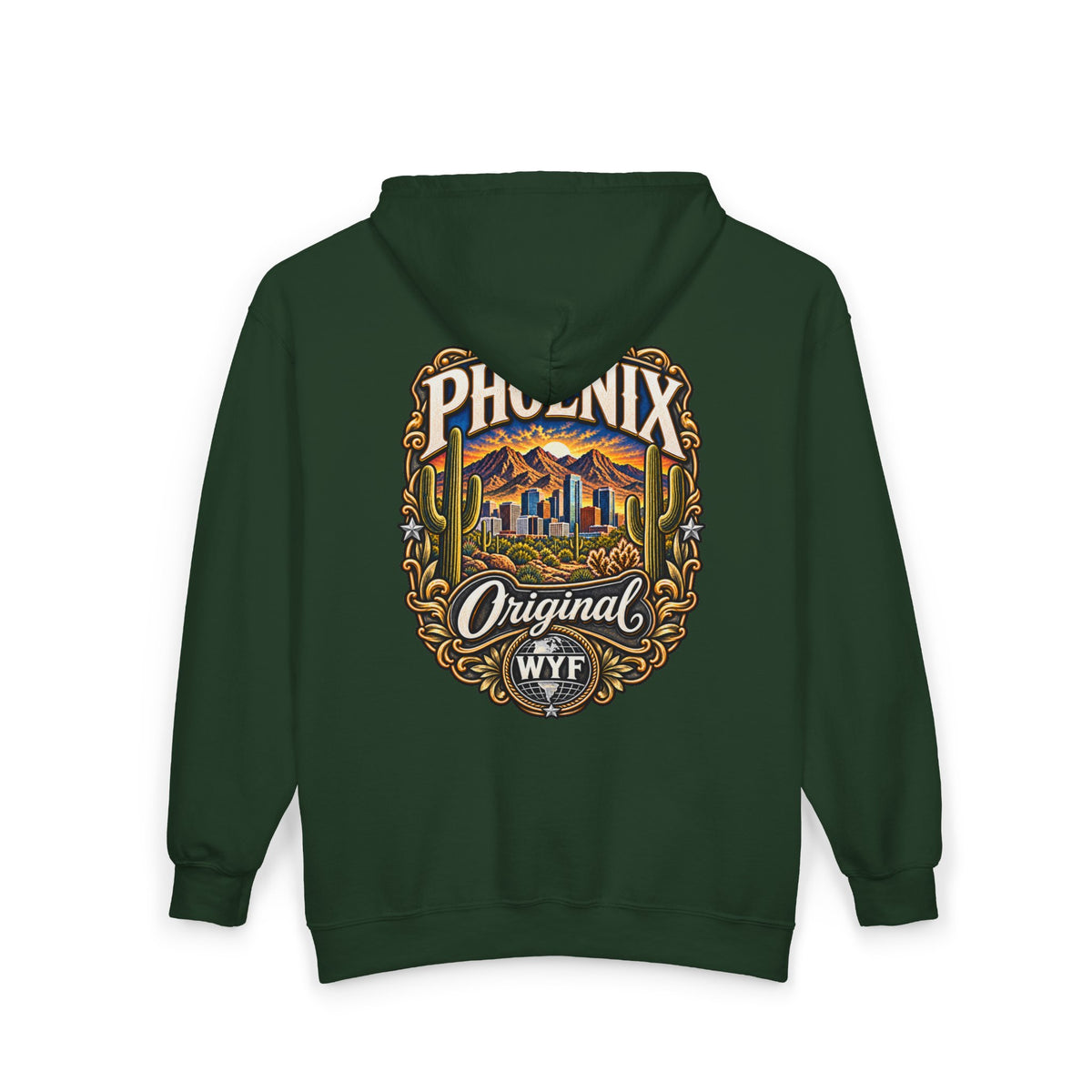 WYF Phoenix Full-Zip Hoodie | Phoenix Souvenir & Where You From Streetwear