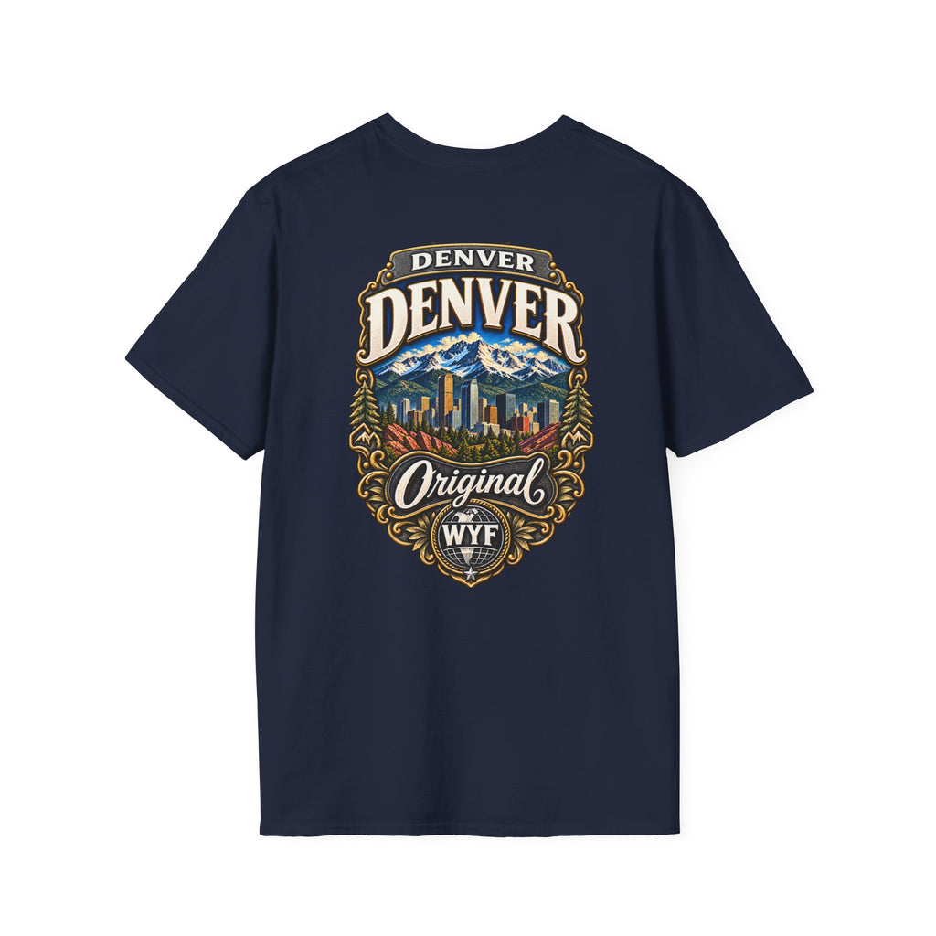 WYF Denver T-Shirt | Denver Souvenir & Where You From Streetwear