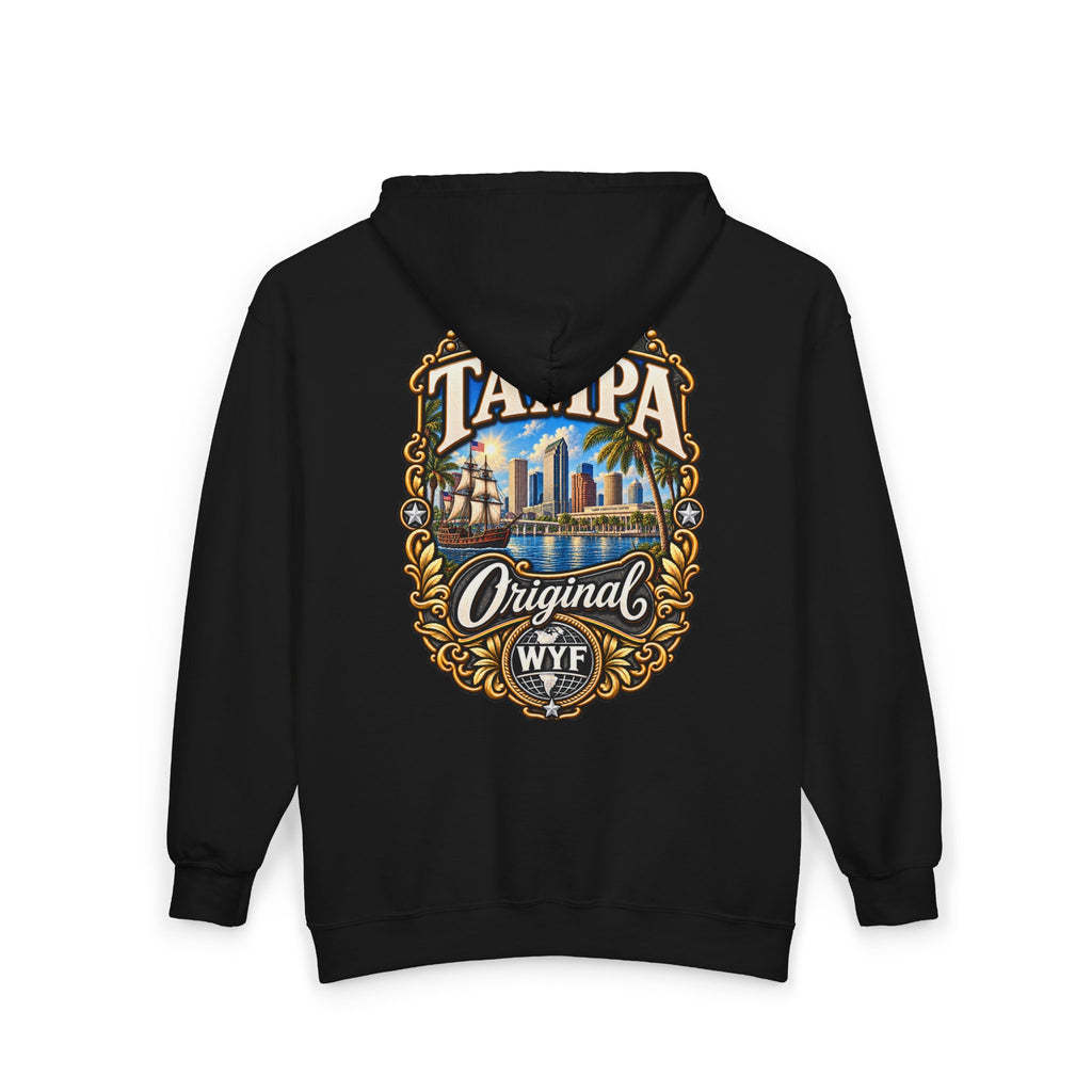 WYF Tampa Full-Zip Hoodie | Tampa Souvenir & Where You From Streetwear