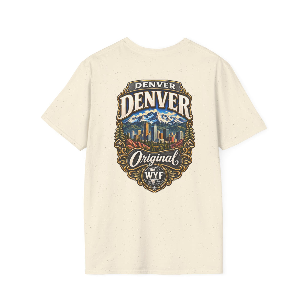 WYF Denver T-Shirt | Denver Souvenir & Where You From Streetwear