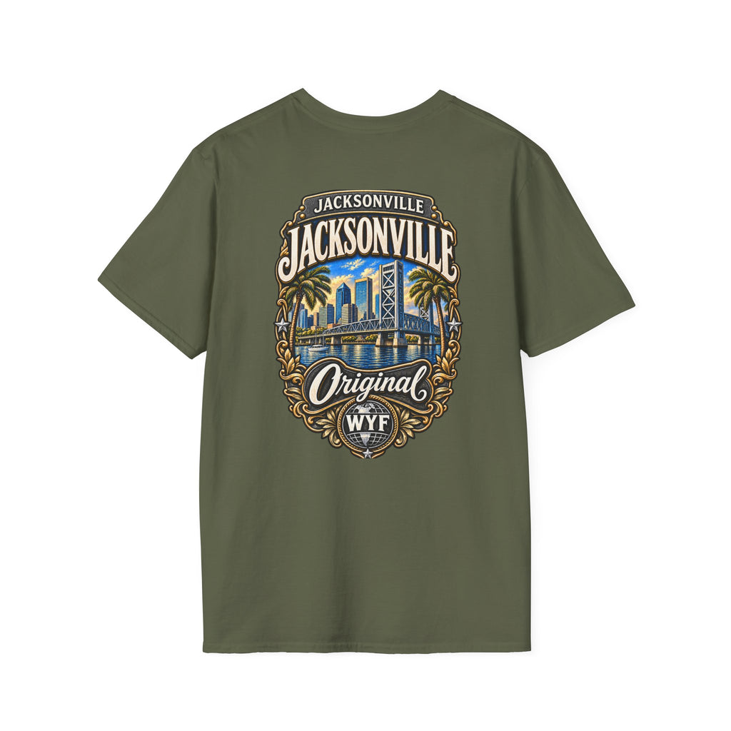 WYF Jacksonville T-Shirt | Jacksonville Souvenir & Where You From Streetwear