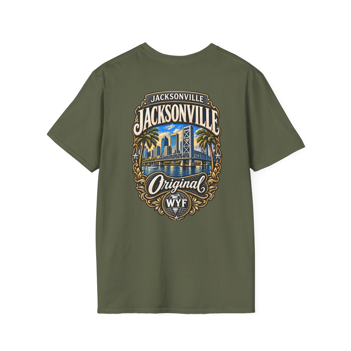 WYF Jacksonville T-Shirt | Jacksonville Souvenir & Where You From Streetwear