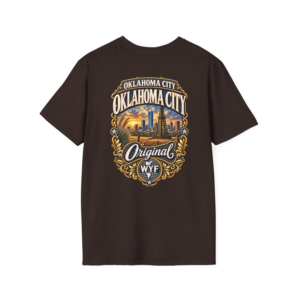 WYF Oklahoma City T-Shirt | Oklahoma City Souvenir & Where You From Streetwear
