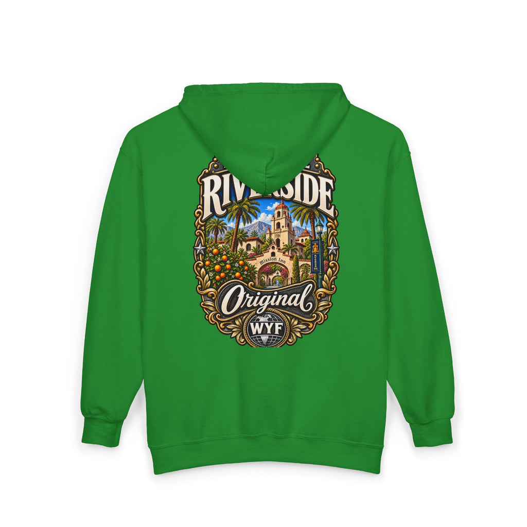 WYF Riverside Full-Zip Hoodie | Riverside Souvenir & Where You From Streetwear