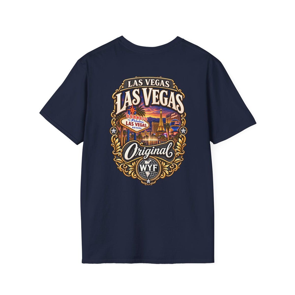 WYF Las Vegas T-Shirt | Las Vegas Souvenir & Where You From Streetwear