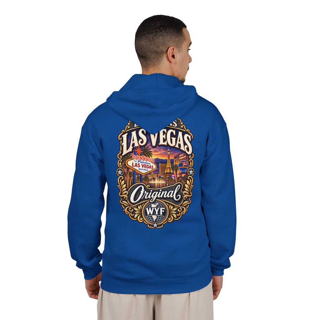 WYF Las Vegas Full-Zip Hoodie | Las Vegas Souvenir & Where You From Streetwear