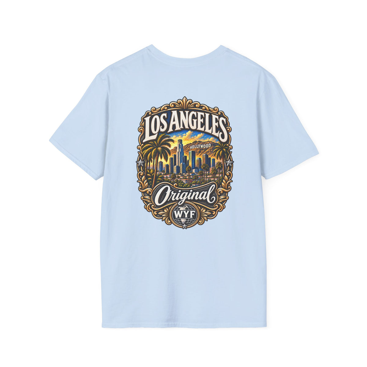 WYF Los Angeles T-Shirt | Los Angeles Souvenir & Where You From Streetwear