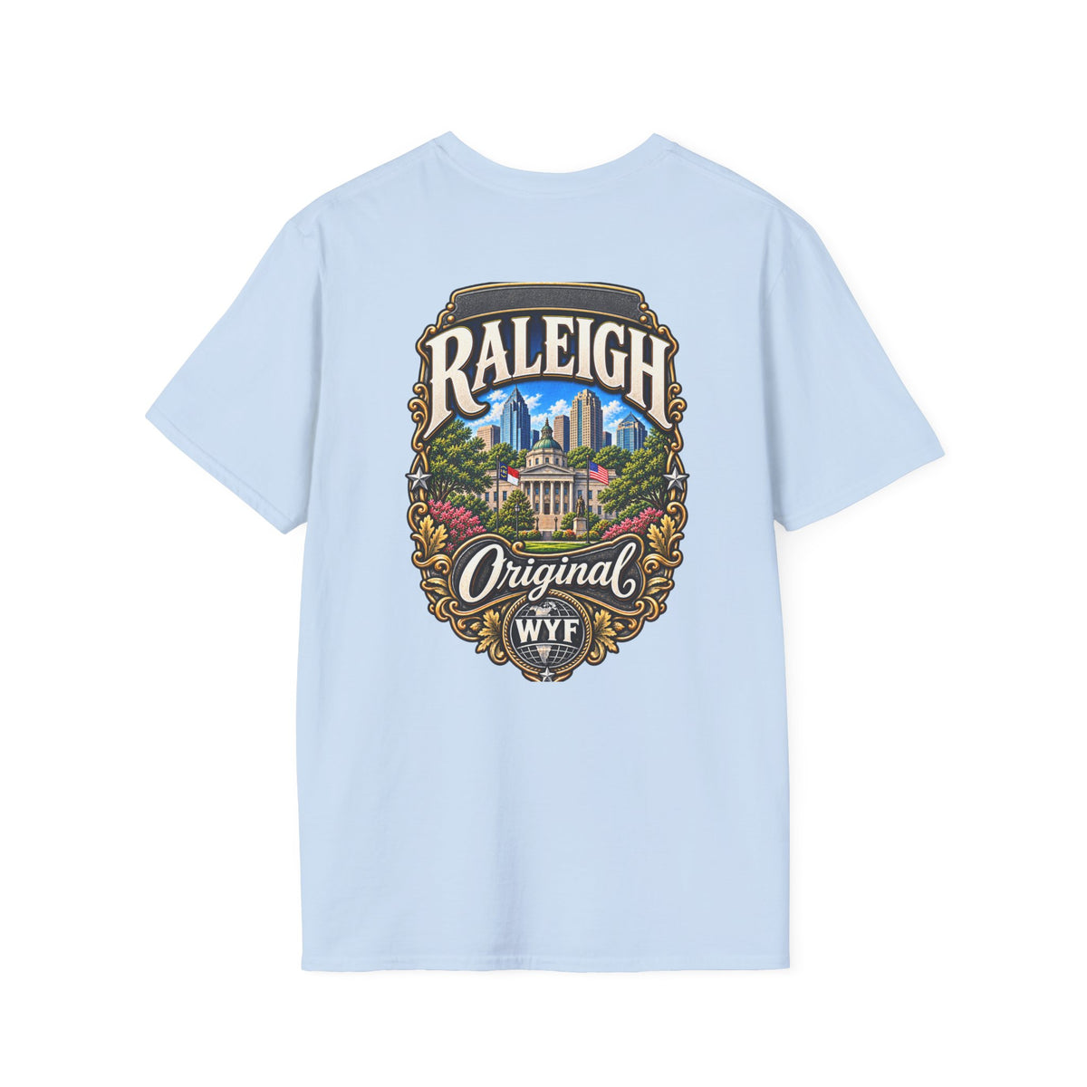 WYF Raleigh T-Shirt | Raleigh Souvenir & Where You From Streetwear