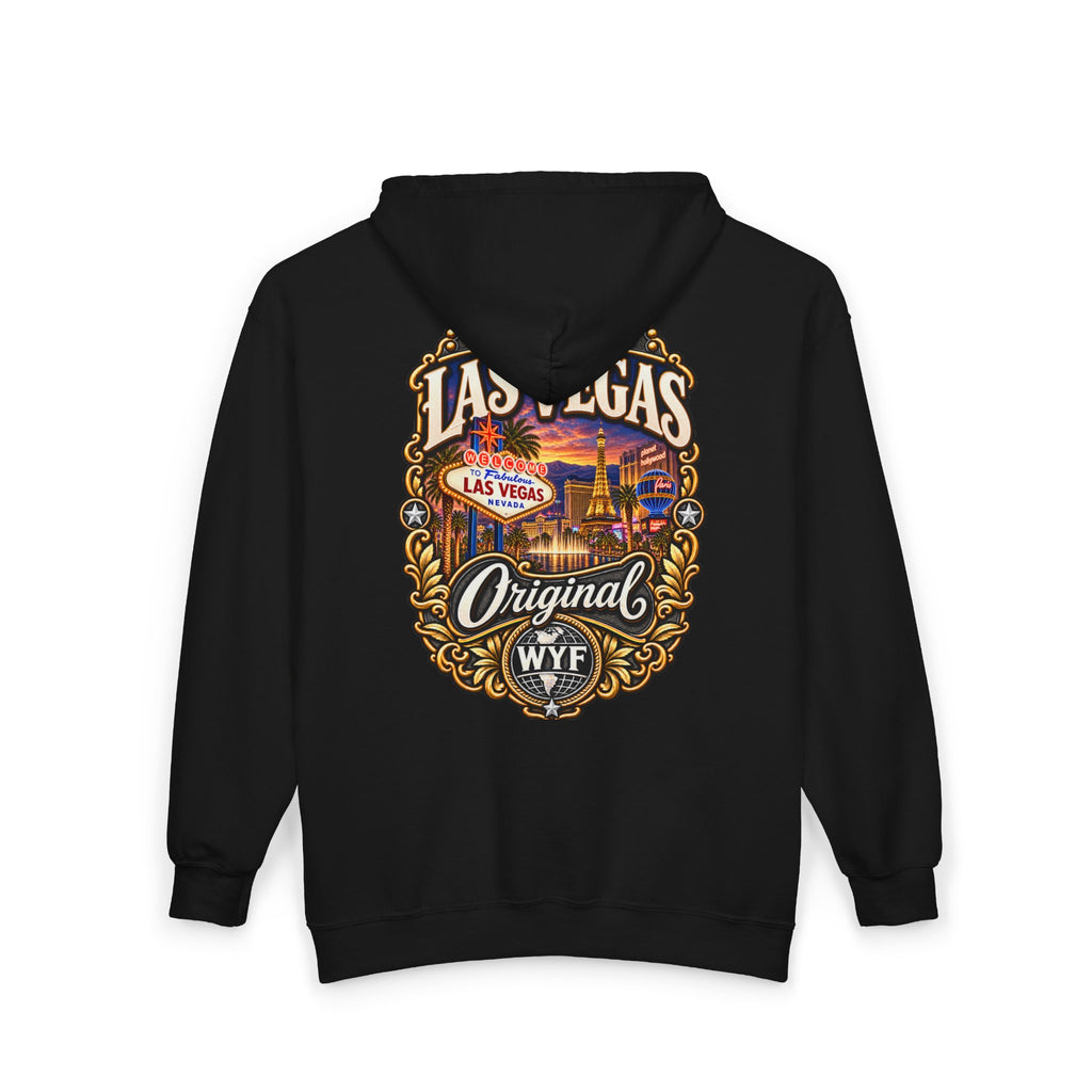WYF Las Vegas Full-Zip Hoodie | Las Vegas Souvenir & Where You From Streetwear