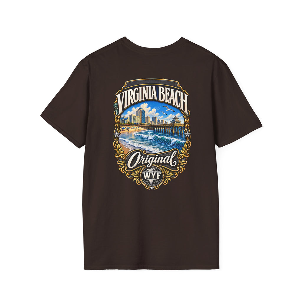 WYF Virginia Beach T-Shirt | Virginia Beach Souvenir & Where You From Streetwear