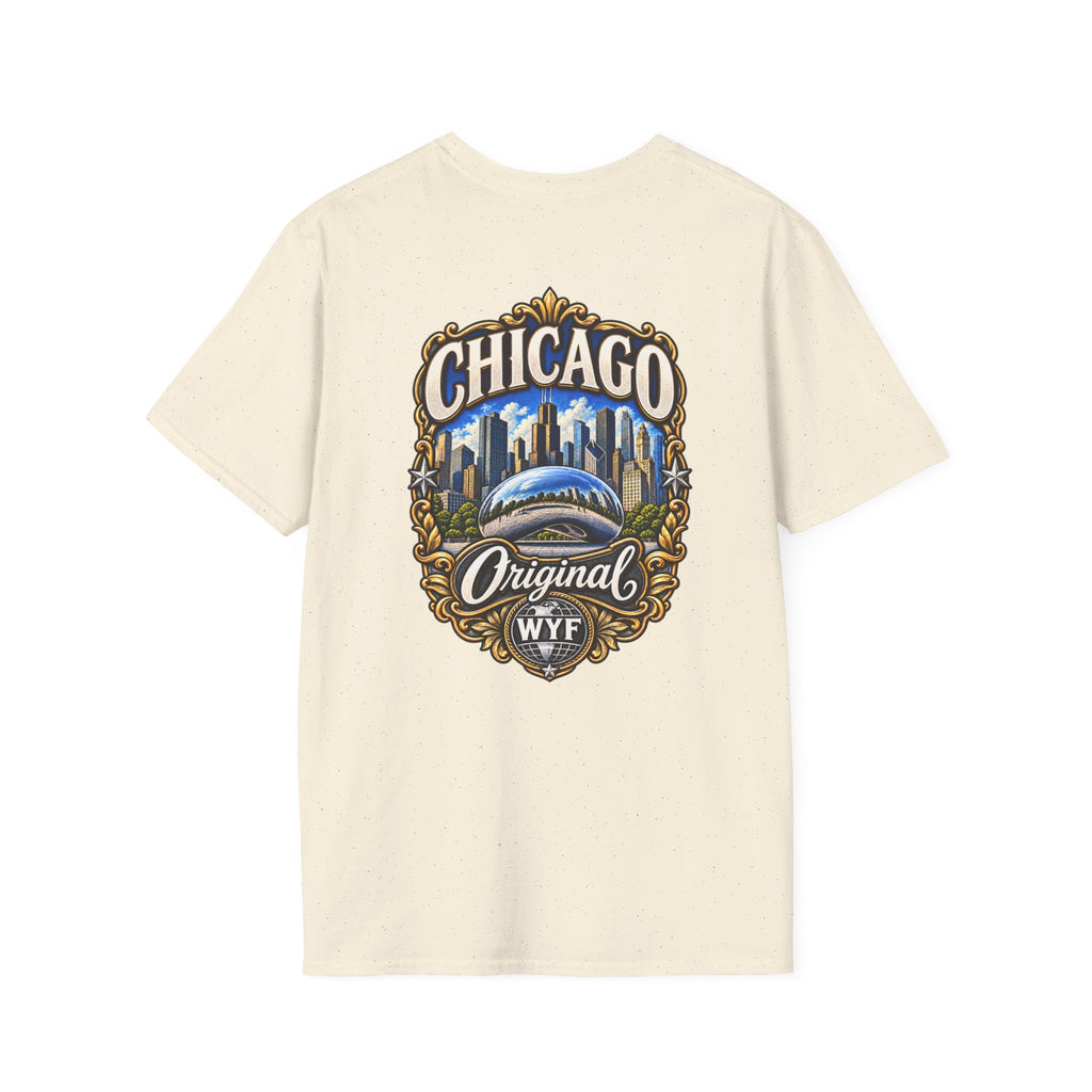 WYF Chicago T-Shirt | Chicago Souvenir & Where You From Streetwear