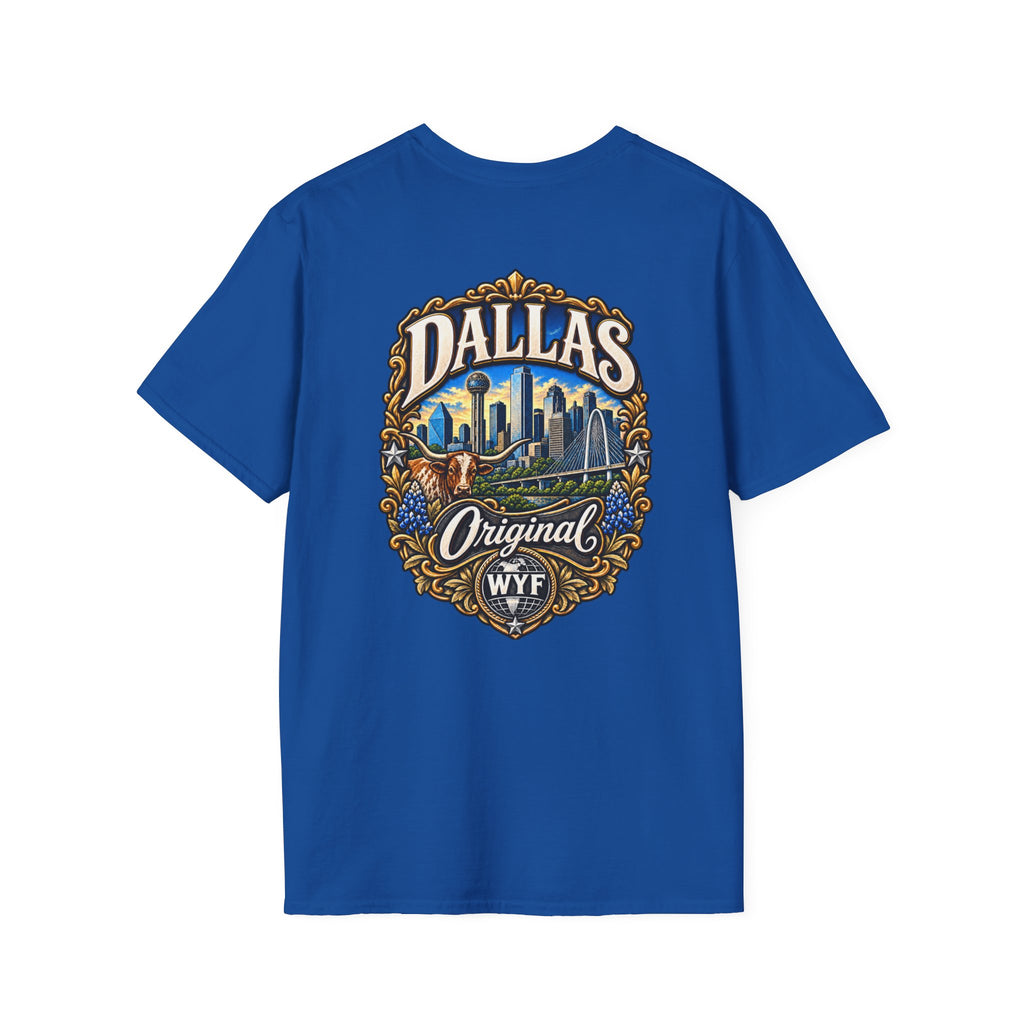 WYF Dallas T-Shirt | Dallas Souvenir & Where You From Streetwear