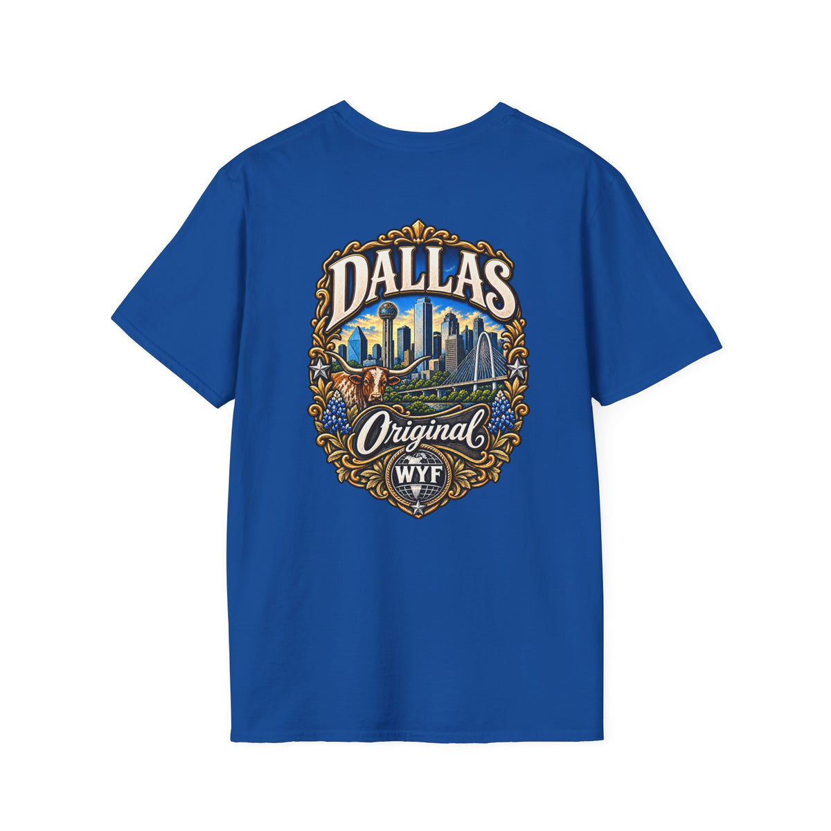 WYF Dallas T-Shirt | Dallas Souvenir & Where You From Streetwear