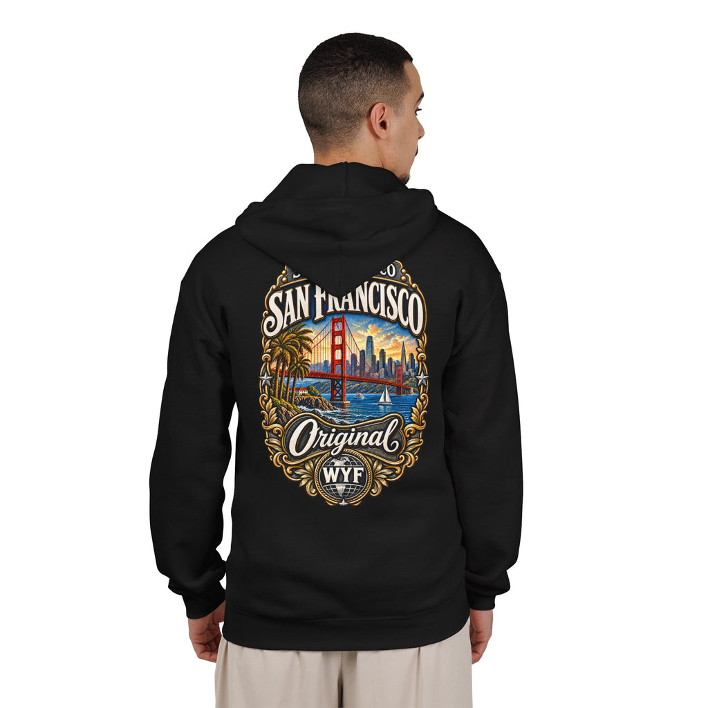 WYF San Francisco Full-Zip Hoodie | San Francisco Souvenir & Where You From Streetwear