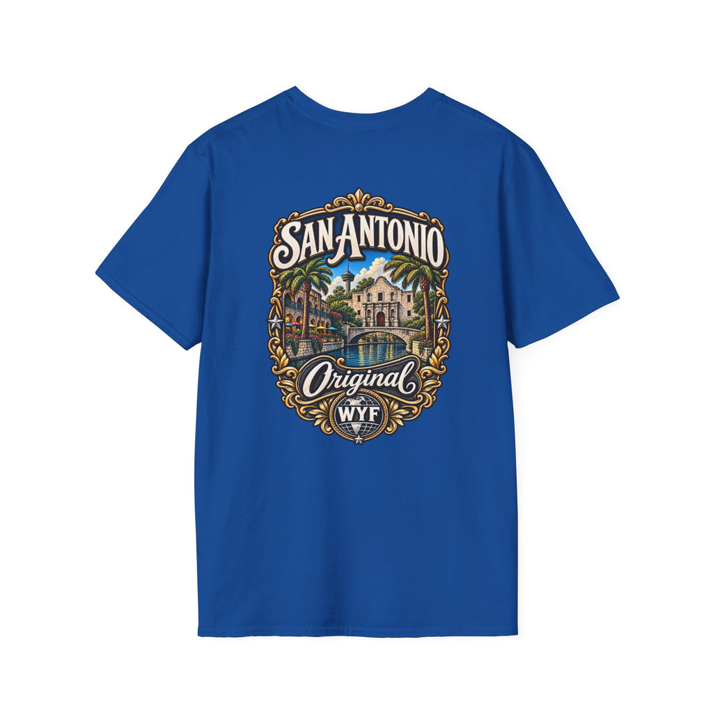 WYF San Antonio T-Shirt | San Antonio Souvenir & Where You From Streetwear