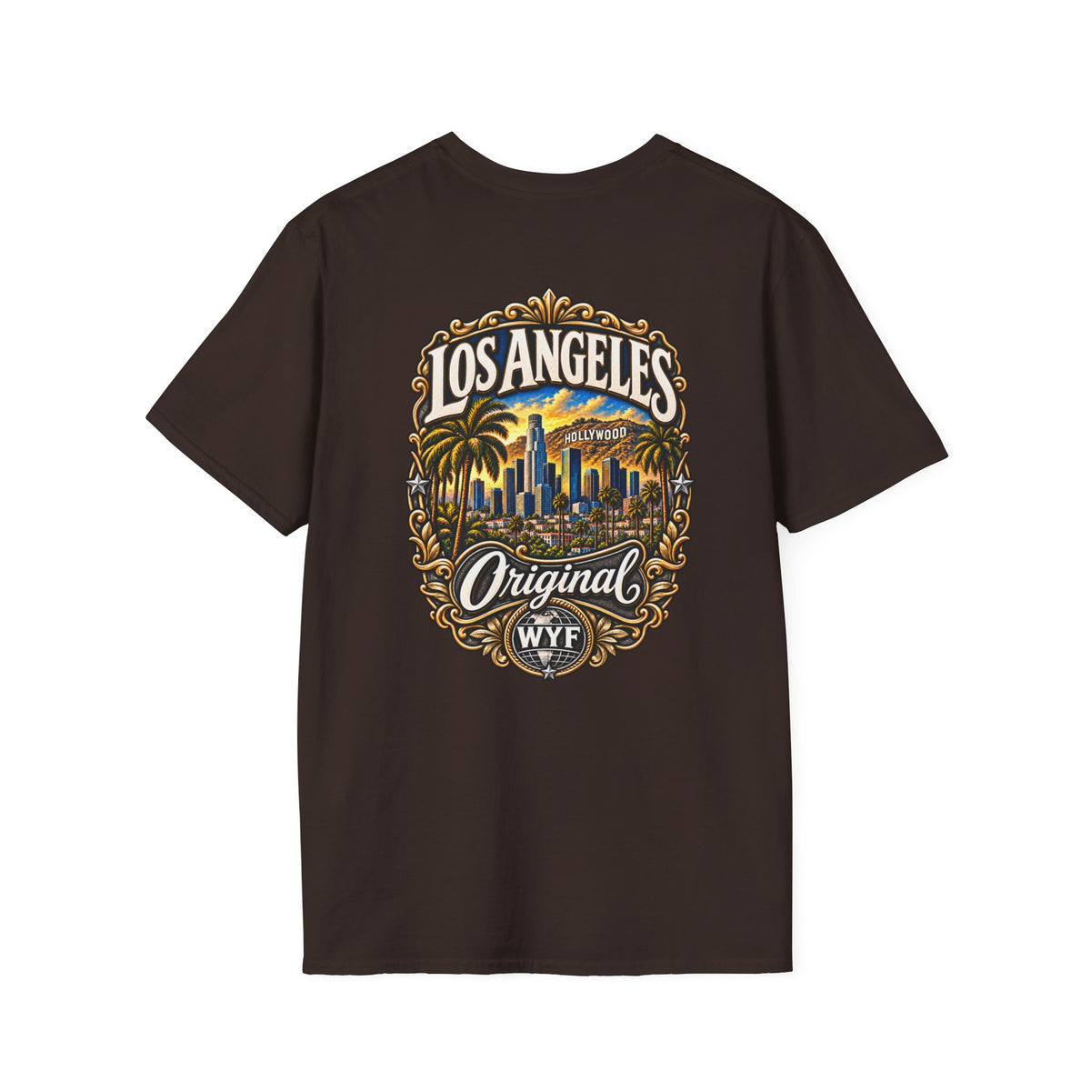 WYF Los Angeles T-Shirt | Los Angeles Souvenir & Where You From Streetwear