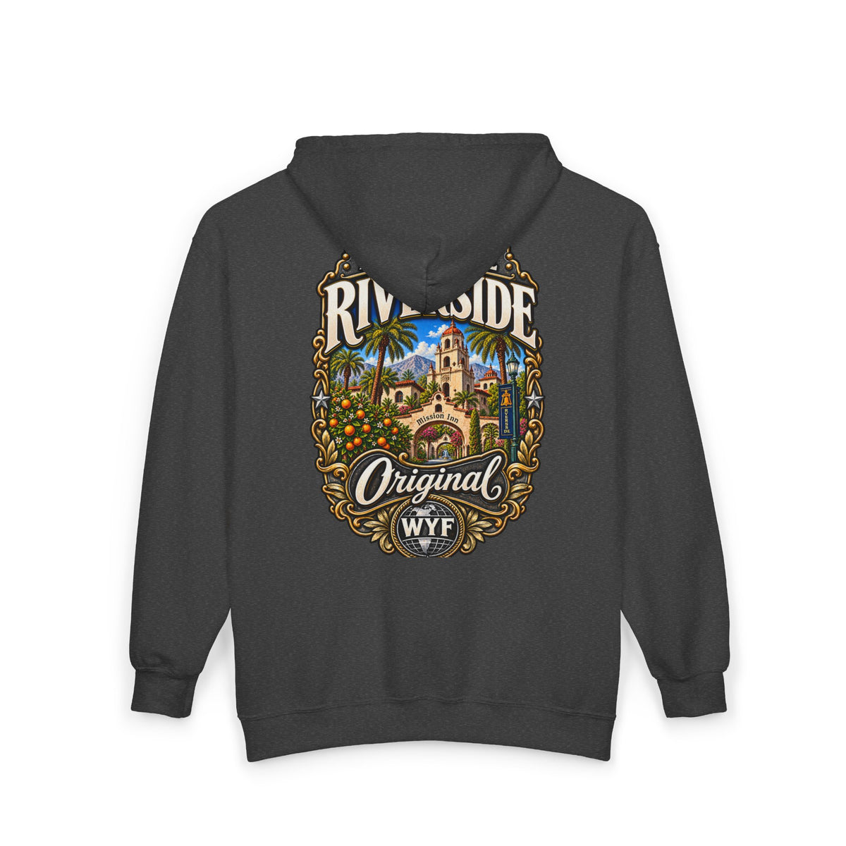 WYF Riverside Full-Zip Hoodie | Riverside Souvenir & Where You From Streetwear