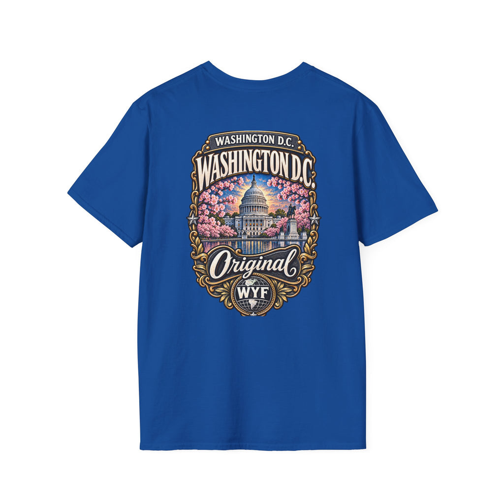 WYF Washington Dc T-Shirt | Washington Dc Souvenir & Where You From Streetwear