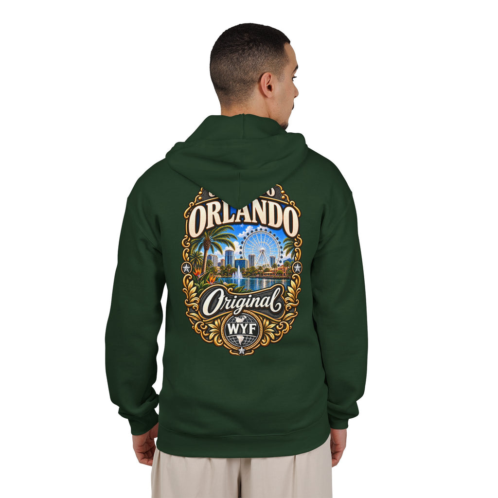 WYF Orlando Full-Zip Hoodie | Orlando Souvenir & Where You From Streetwear