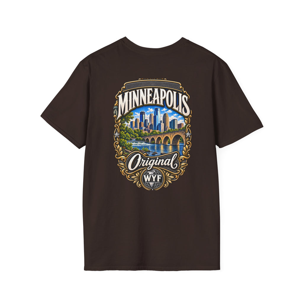 WYF Minneapolis T-Shirt | Minneapolis Souvenir & Where You From Streetwear