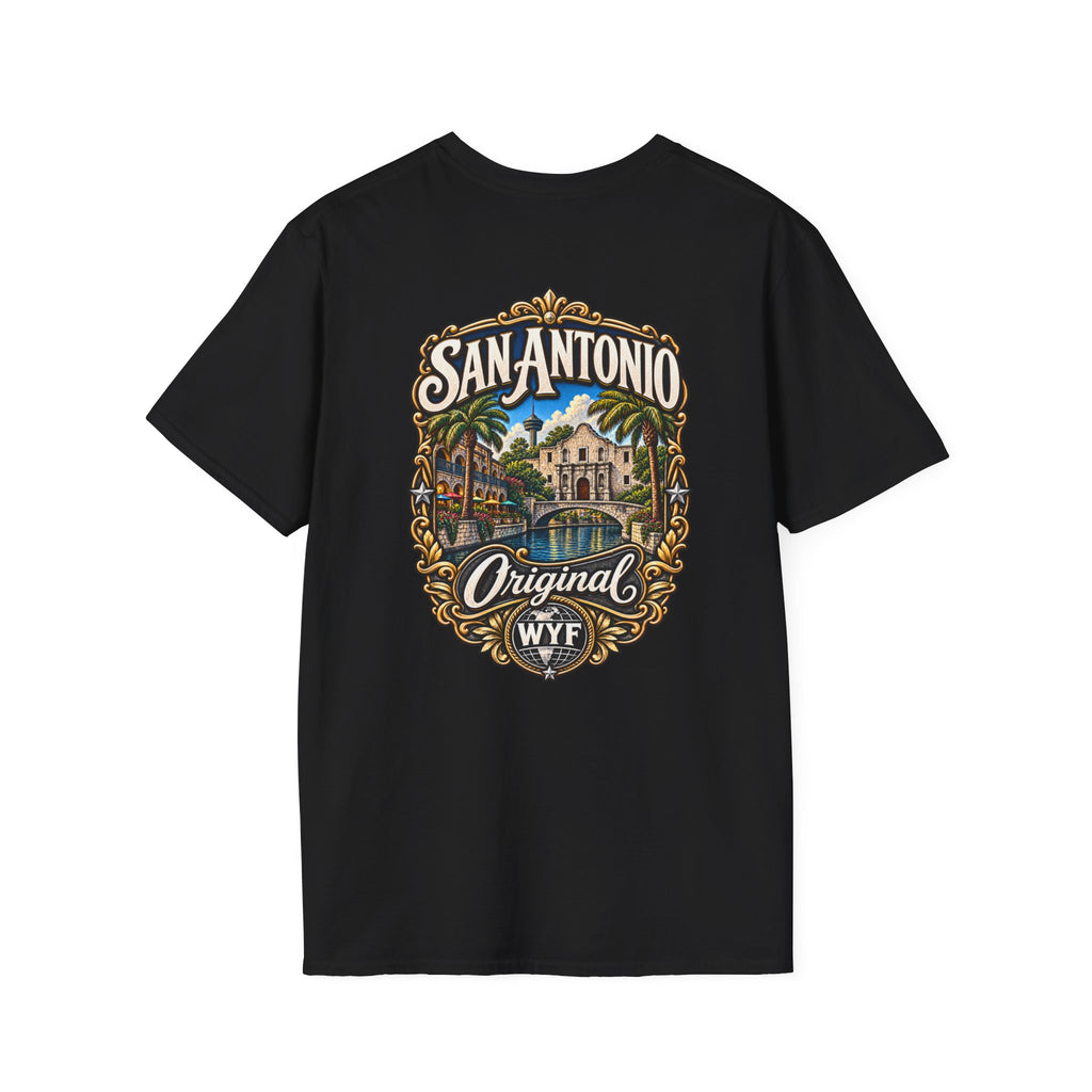 WYF San Antonio T-Shirt | San Antonio Souvenir & Where You From Streetwear