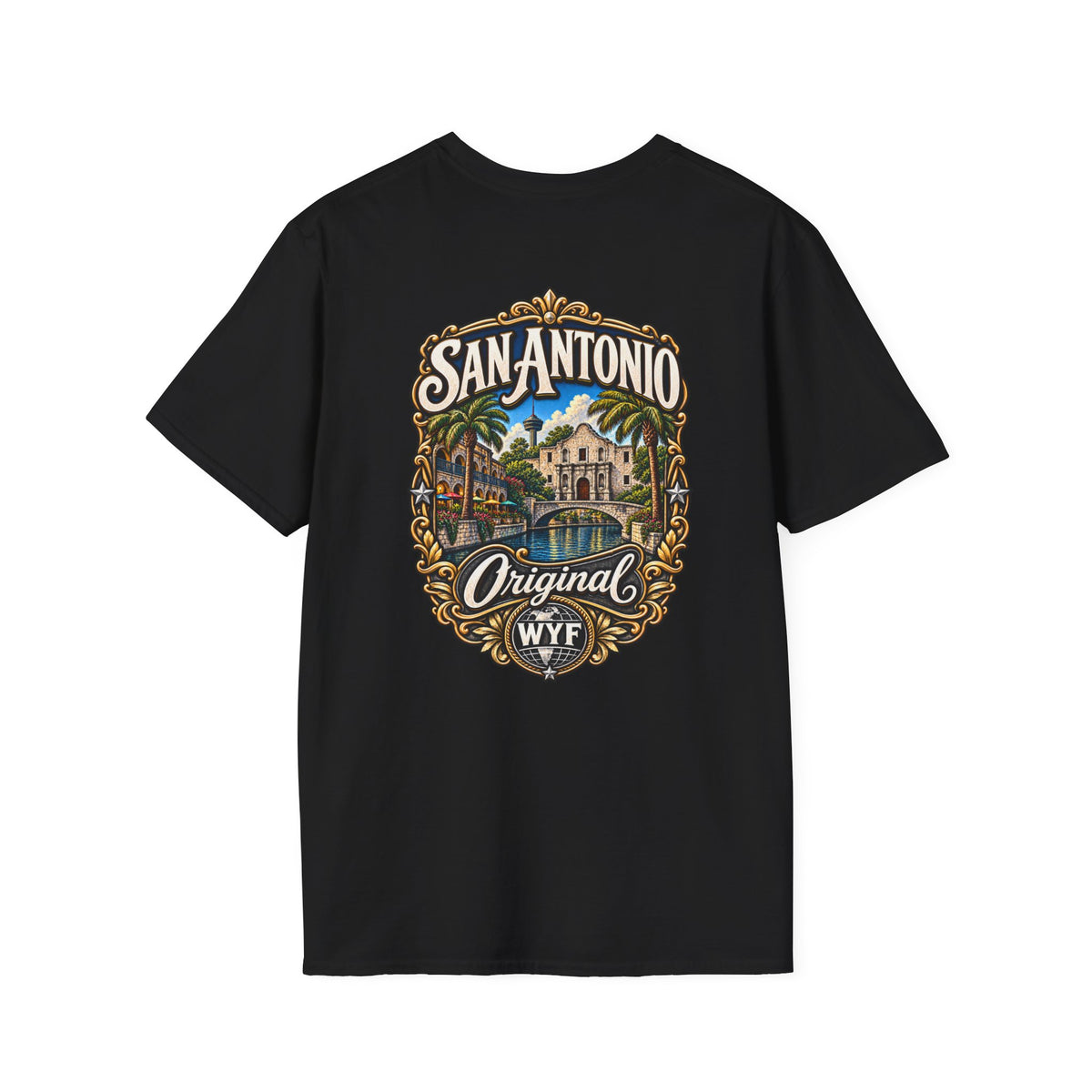 WYF San Antonio T-Shirt | San Antonio Souvenir & Where You From Streetwear