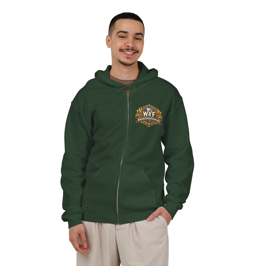 WYF Phoenix Full-Zip Hoodie | Phoenix Souvenir & Where You From Streetwear