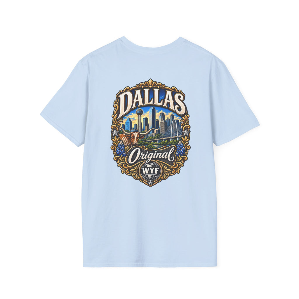 WYF Dallas T-Shirt | Dallas Souvenir & Where You From Streetwear
