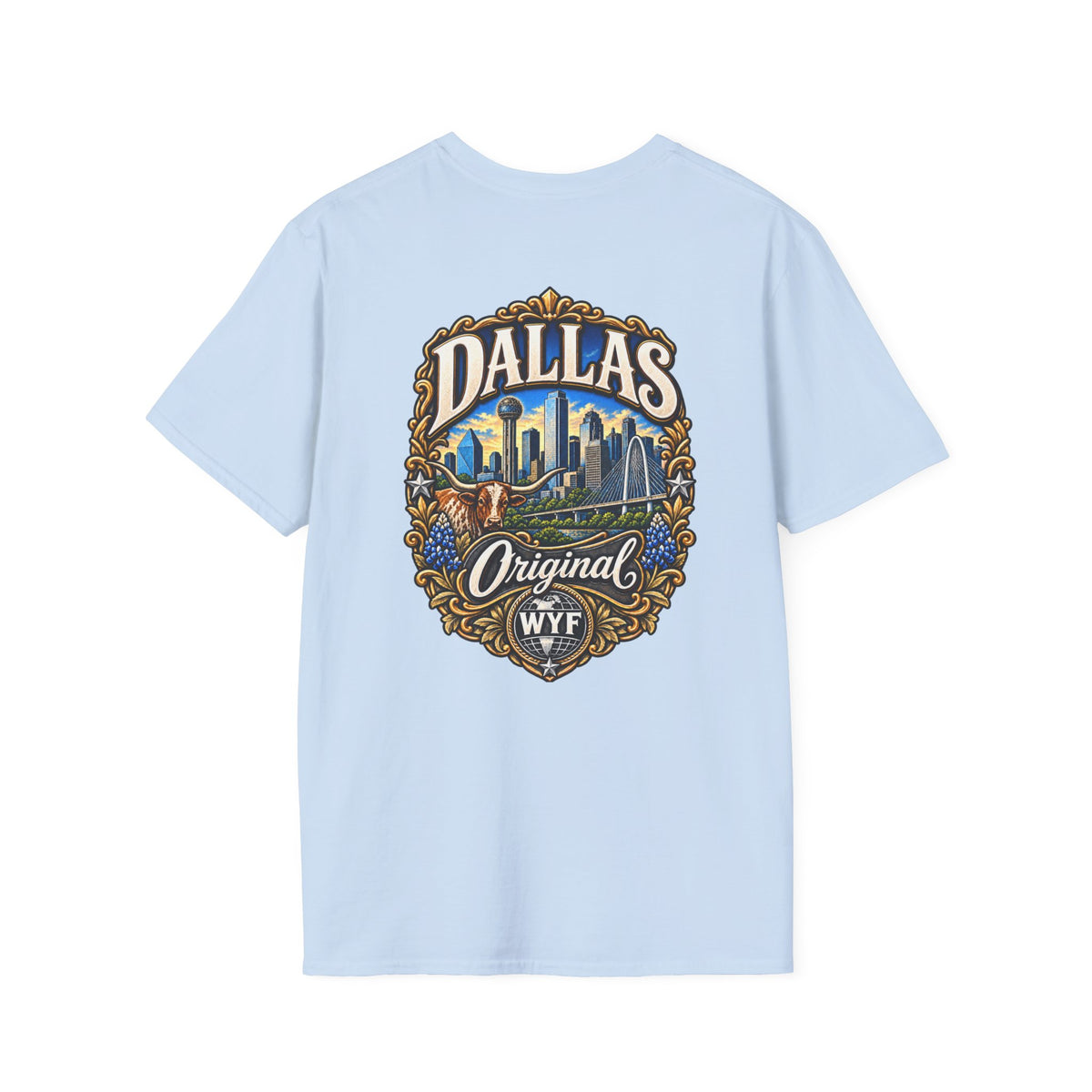 WYF Dallas T-Shirt | Dallas Souvenir & Where You From Streetwear