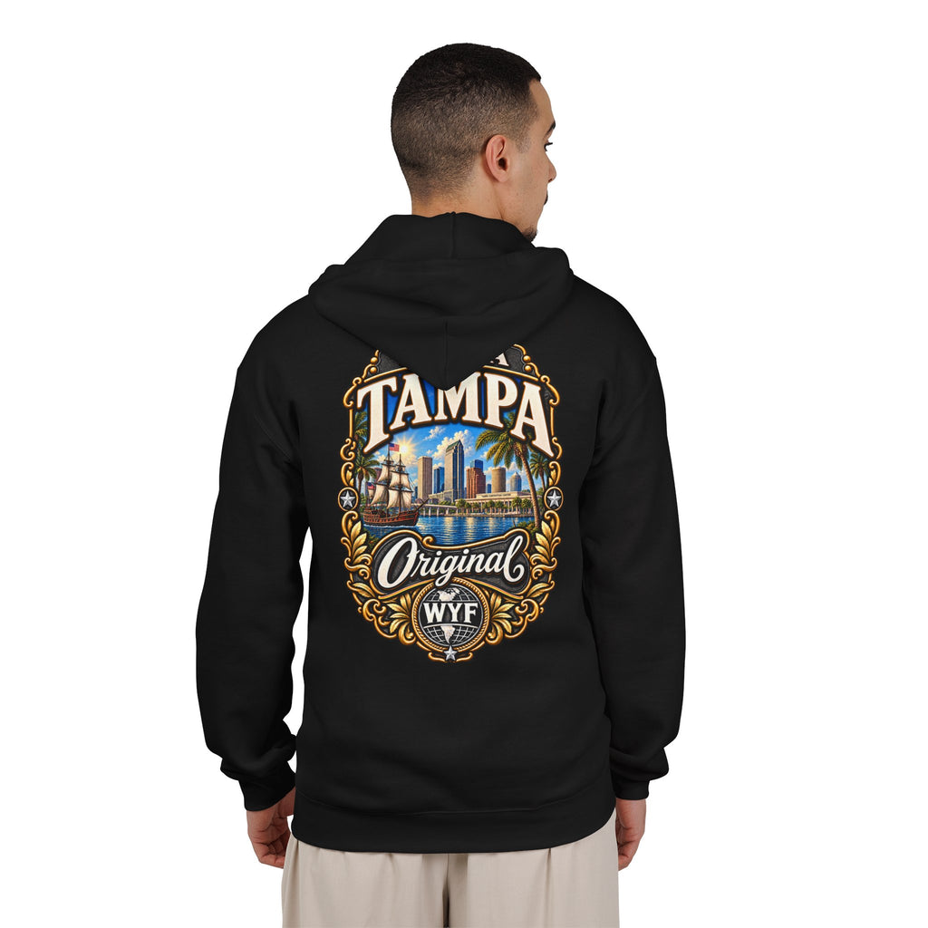 WYF Tampa Full-Zip Hoodie | Tampa Souvenir & Where You From Streetwear