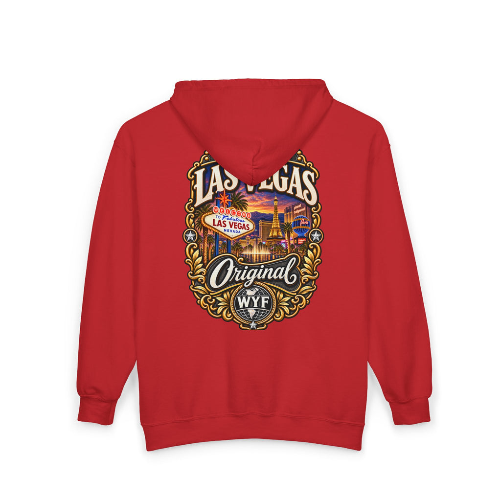 WYF Las Vegas Full-Zip Hoodie | Las Vegas Souvenir & Where You From Streetwear