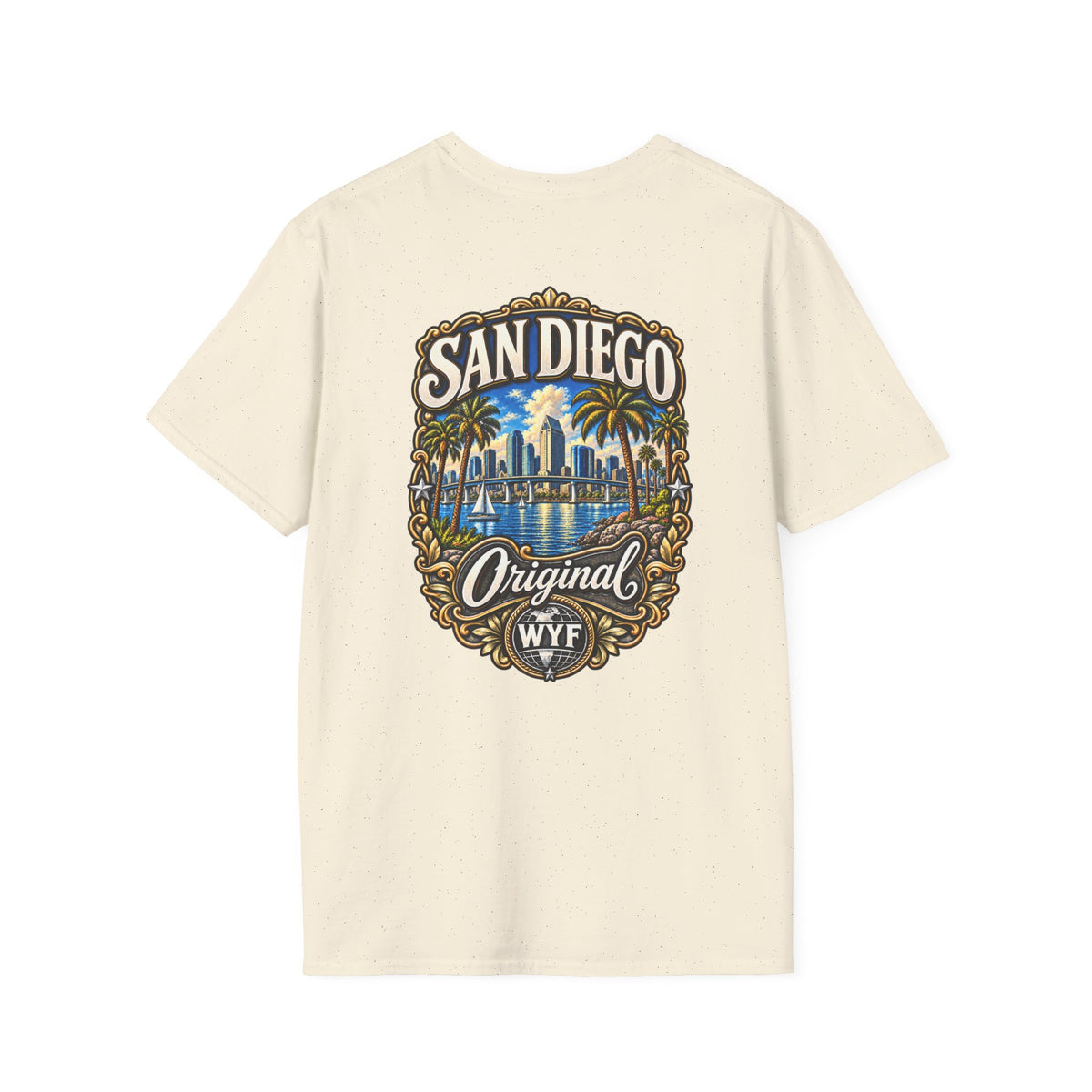WYF San Diego T-Shirt | San Diego Souvenir & Where You From Streetwear