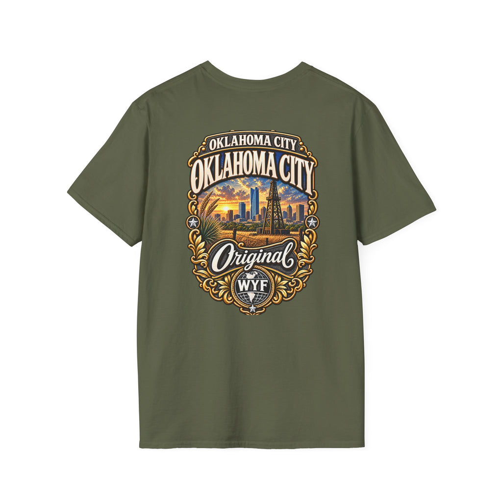 WYF Oklahoma City T-Shirt | Oklahoma City Souvenir & Where You From Streetwear